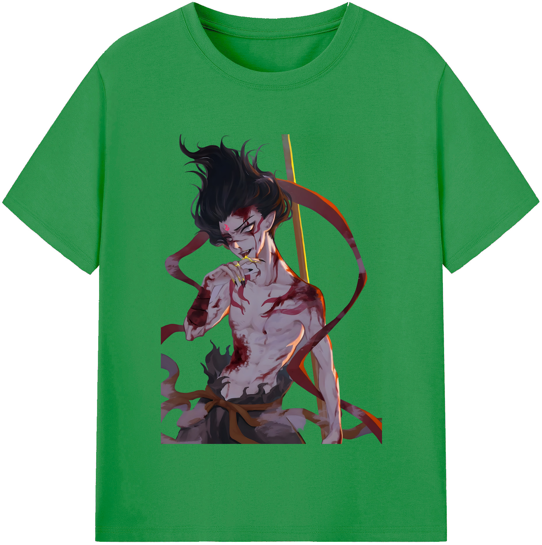 （画像用） Ne Zha 2 ナタ 魔童の大暴れ レディースカジュアルプリントTシャツ（綿100％）
