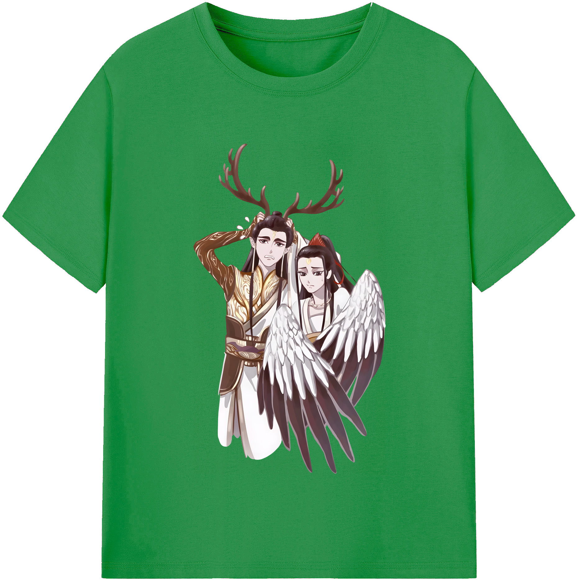 （画像用） Ne Zha 2 ナタ 魔童の大暴れ レディースカジュアルプリントTシャツ（綿100％）