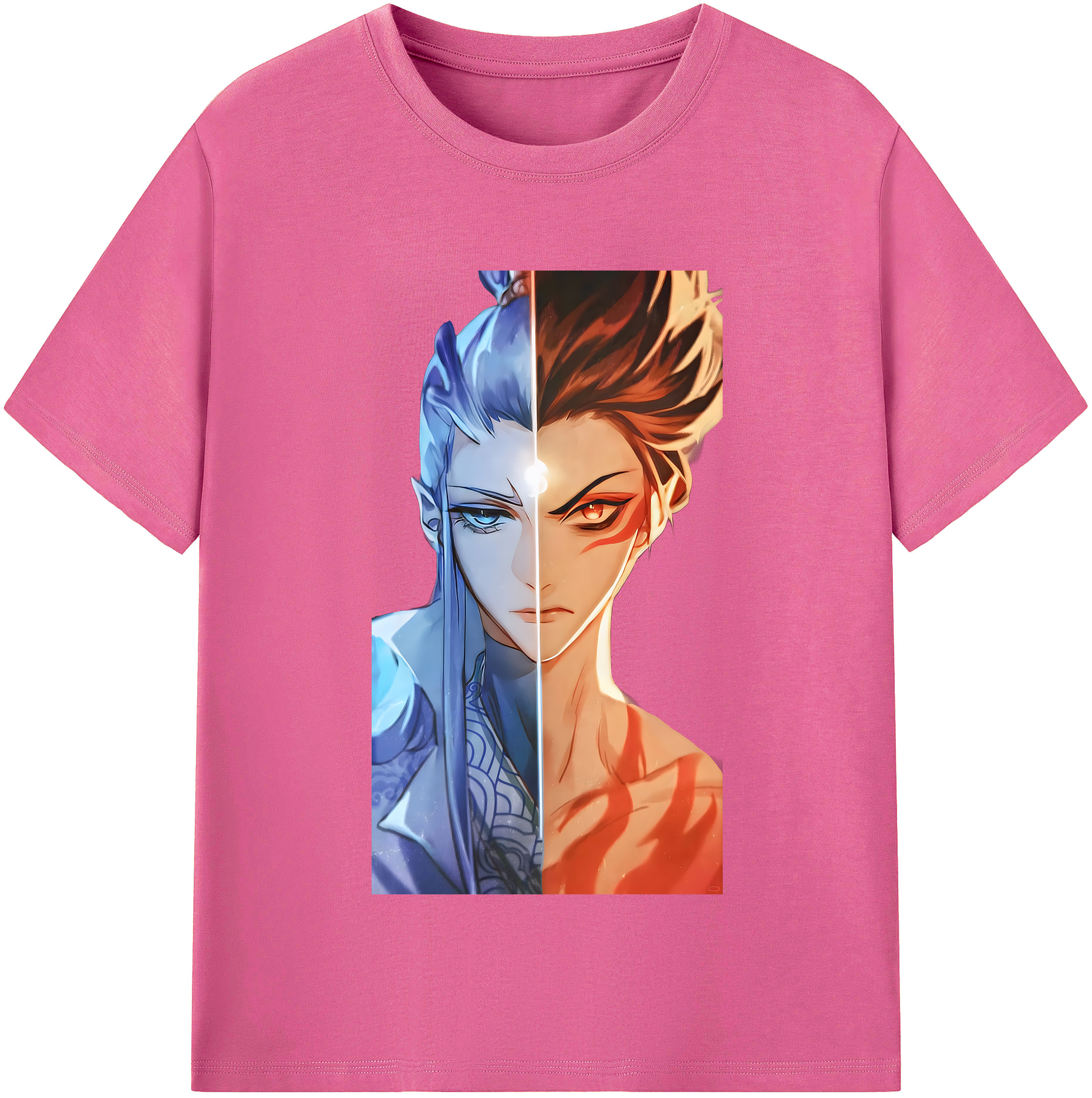 （画像用） Ne Zha 2 ナタ 魔童の大暴れ レディースカジュアルプリントTシャツ（綿100％）