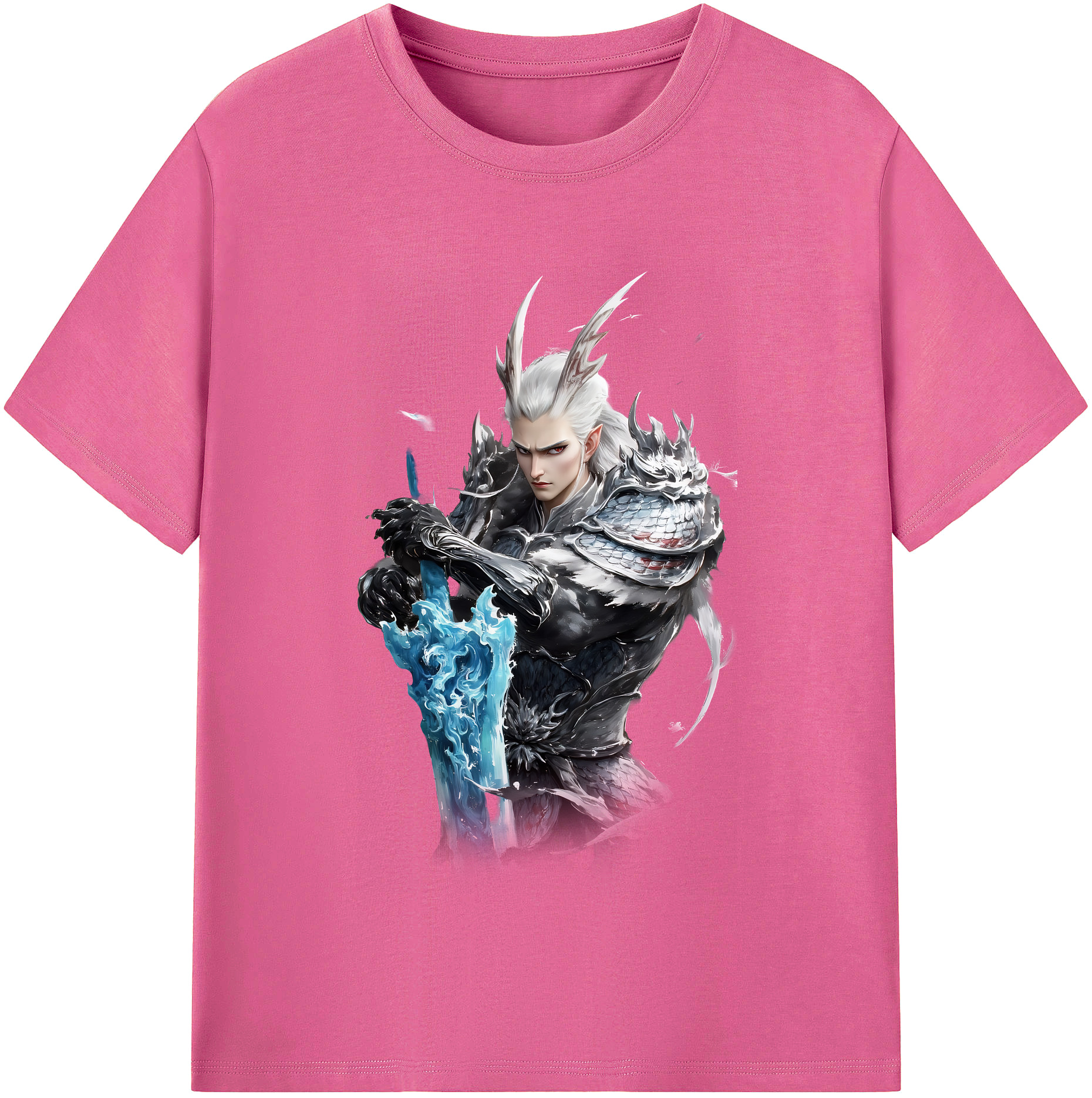 （画像用） Ne Zha 2 ナタ 魔童の大暴れ レディースカジュアルプリントTシャツ（綿100％）