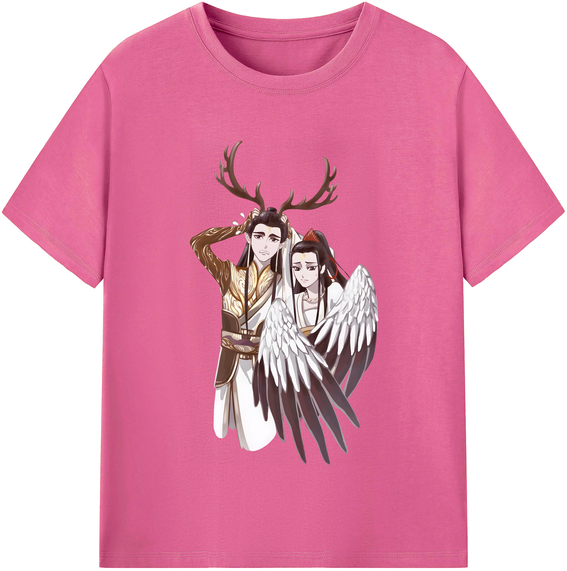 （画像用） Ne Zha 2 ナタ 魔童の大暴れ レディースカジュアルプリントTシャツ（綿100％）