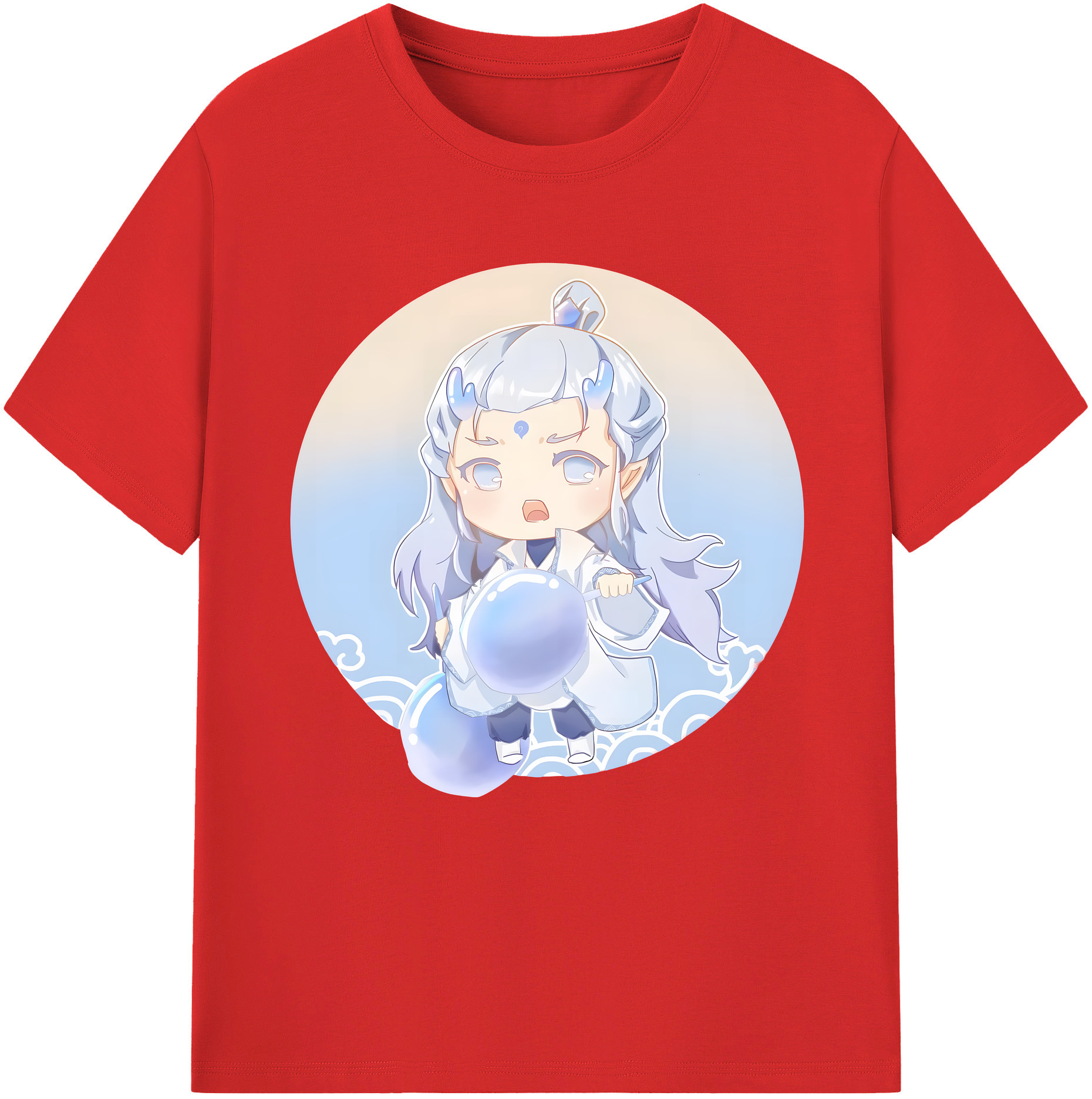 （画像用） Ne Zha 2 ナタ 魔童の大暴れ レディースカジュアルプリントTシャツ（綿100％）