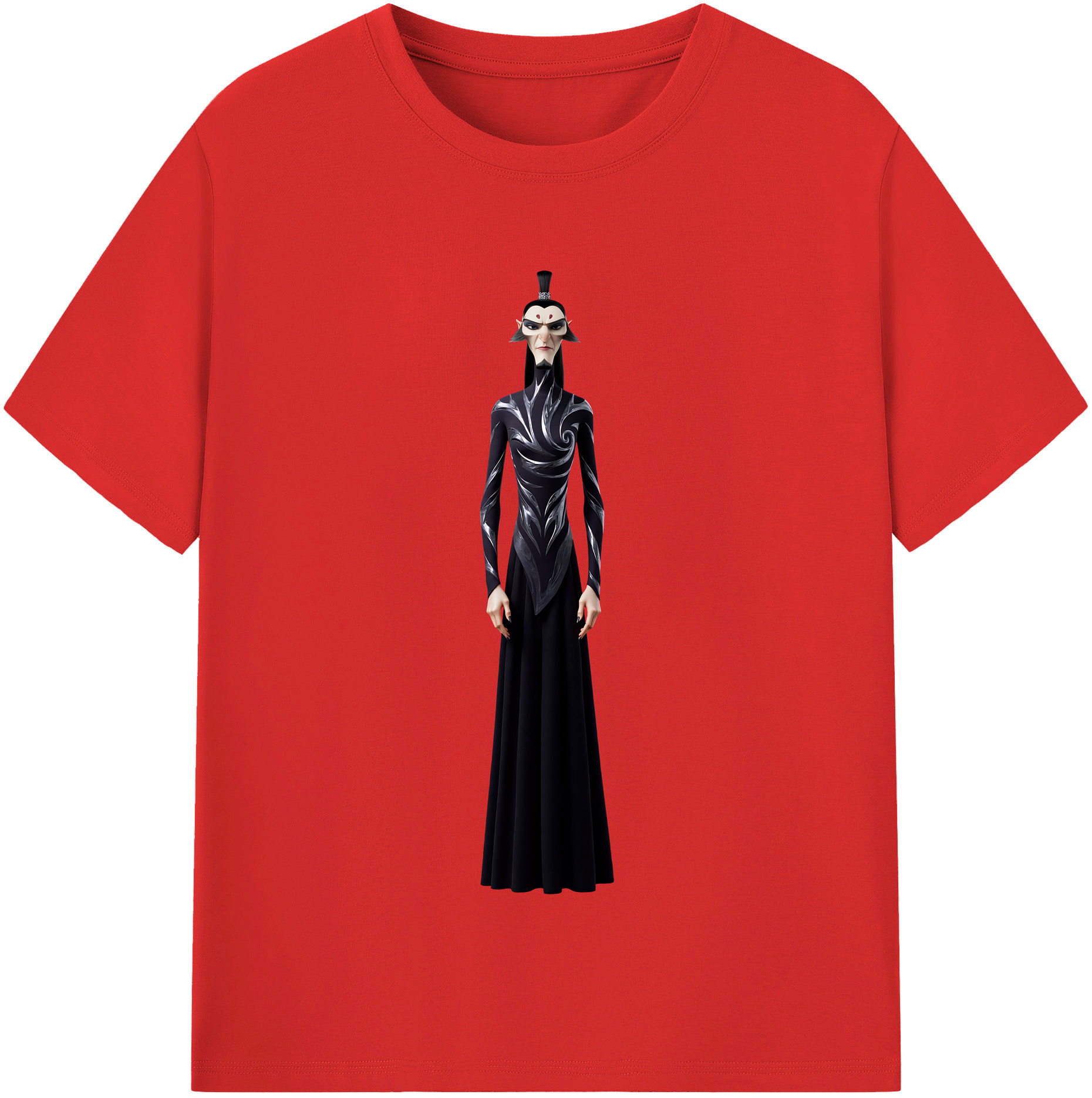 （画像用） Ne Zha 2 ナタ 魔童の大暴れ レディースカジュアルプリントTシャツ（綿100％）