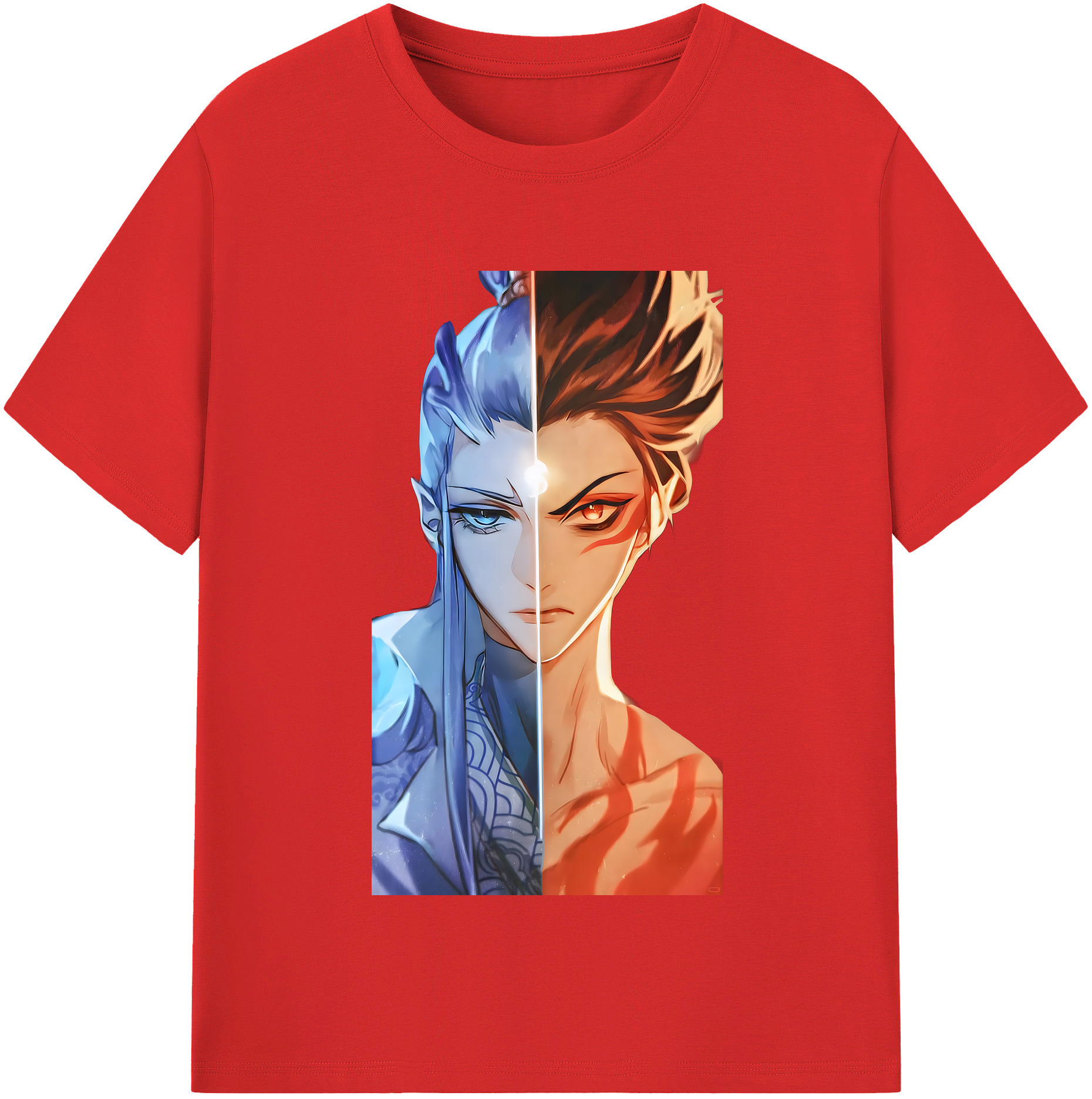 （画像用） Ne Zha 2 ナタ 魔童の大暴れ レディースカジュアルプリントTシャツ（綿100％）