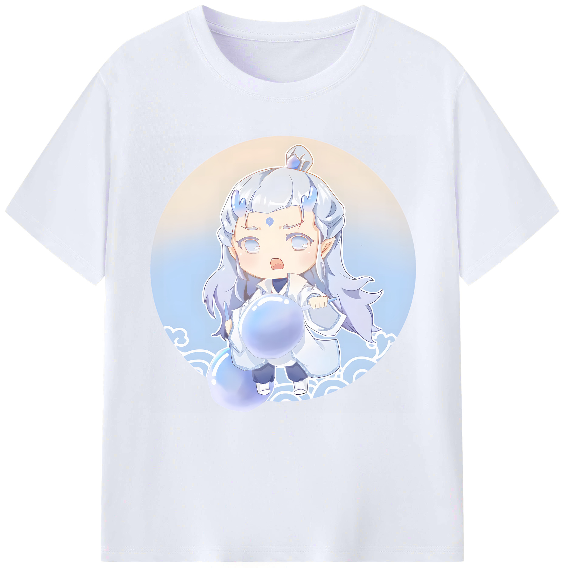 （画像用） Ne Zha 2 ナタ 魔童の大暴れ レディースカジュアルプリントTシャツ（綿100％）
