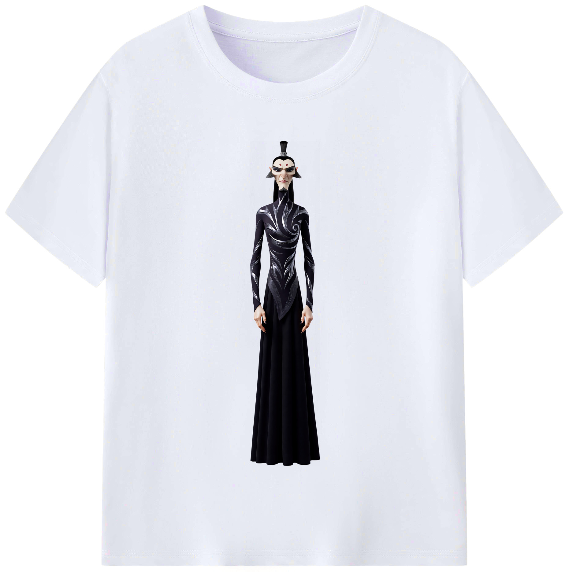 （画像用） Ne Zha 2 ナタ 魔童の大暴れ レディースカジュアルプリントTシャツ（綿100％）