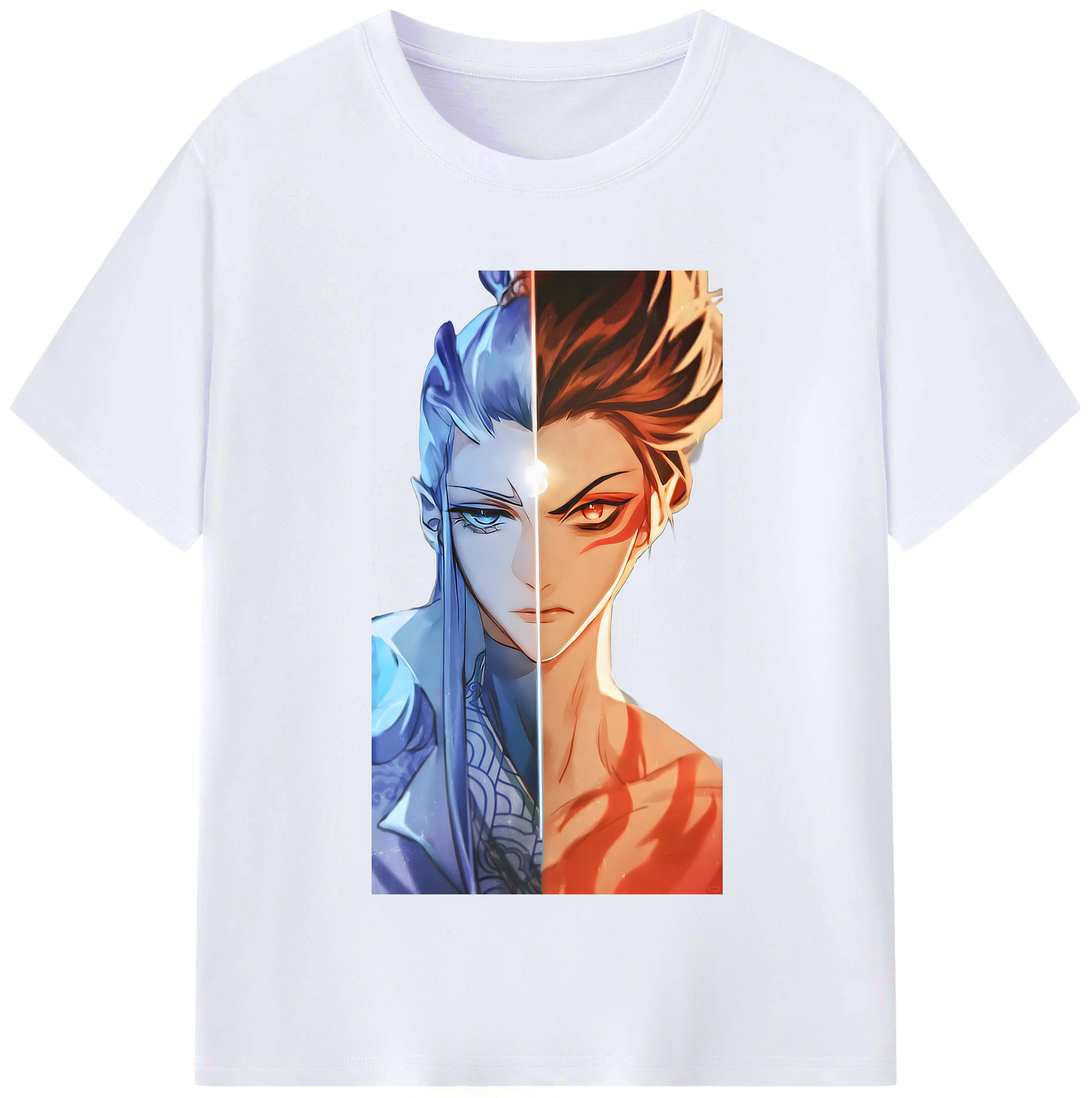 （画像用） Ne Zha 2 ナタ 魔童の大暴れ レディースカジュアルプリントTシャツ（綿100％）