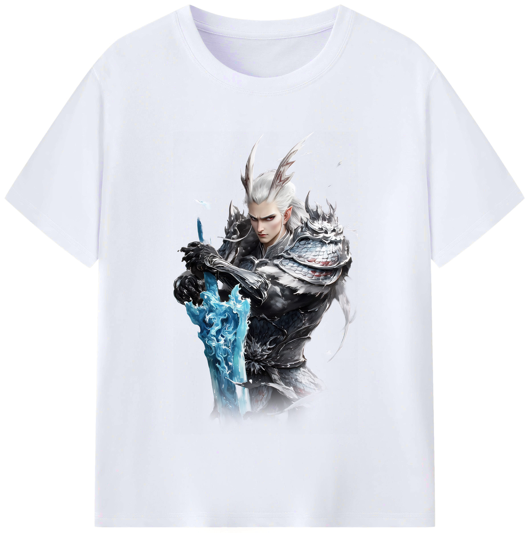 （画像用） Ne Zha 2 ナタ 魔童の大暴れ レディースカジュアルプリントTシャツ（綿100％）