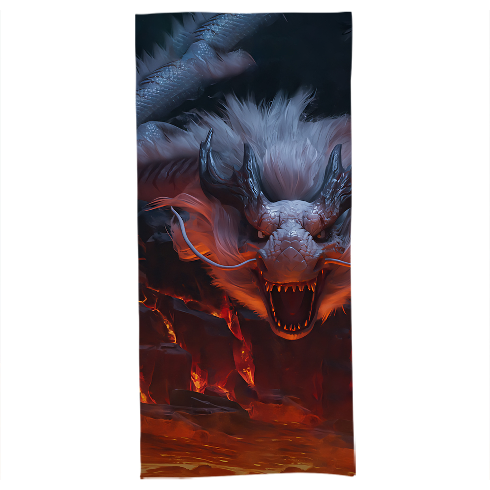 （画像用） Ne Zha 2 ナタ 魔童の大暴れ 大判バスタオル 70×140cm 吸水速乾 柔らかい肌触り