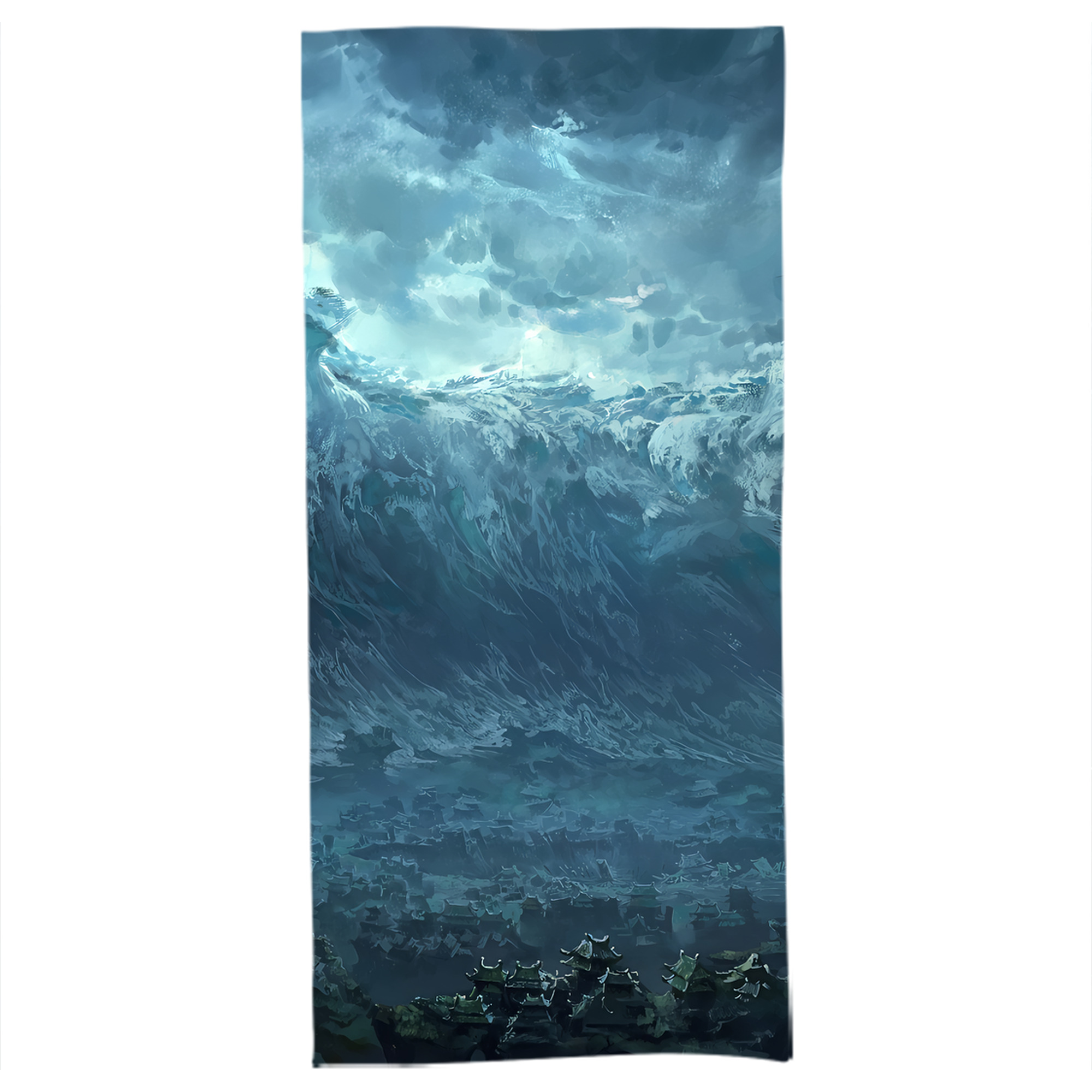 （画像用） Ne Zha 2 ナタ 魔童の大暴れ 大判バスタオル 70×140cm 吸水速乾 柔らかい肌触り