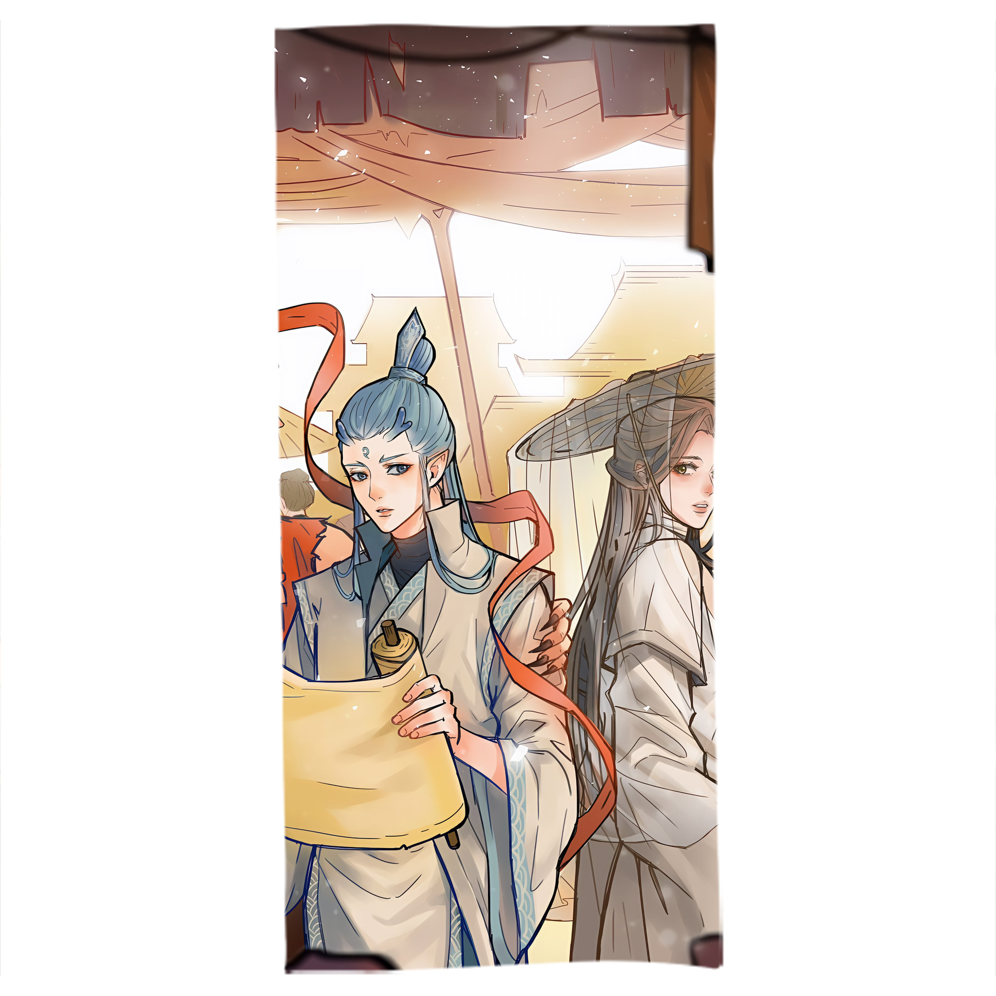 （画像用） Ne Zha 2 ナタ 魔童の大暴れ 大判バスタオル 70×140cm 吸水速乾 柔らかい肌触り