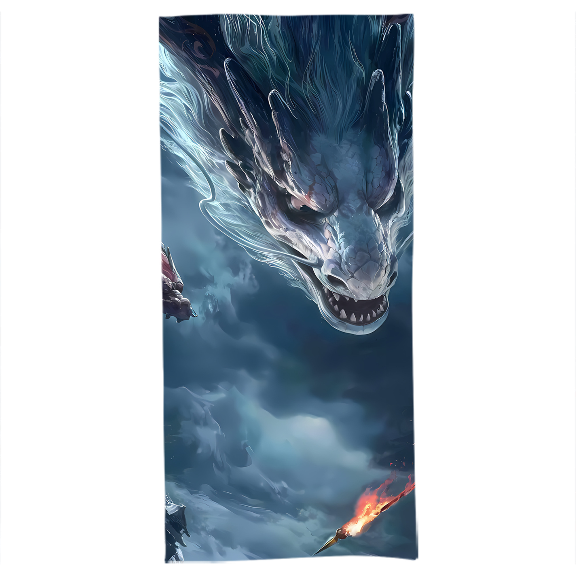 （画像用） Ne Zha 2 ナタ 魔童の大暴れ 大判バスタオル 70×140cm 吸水速乾 柔らかい肌触り