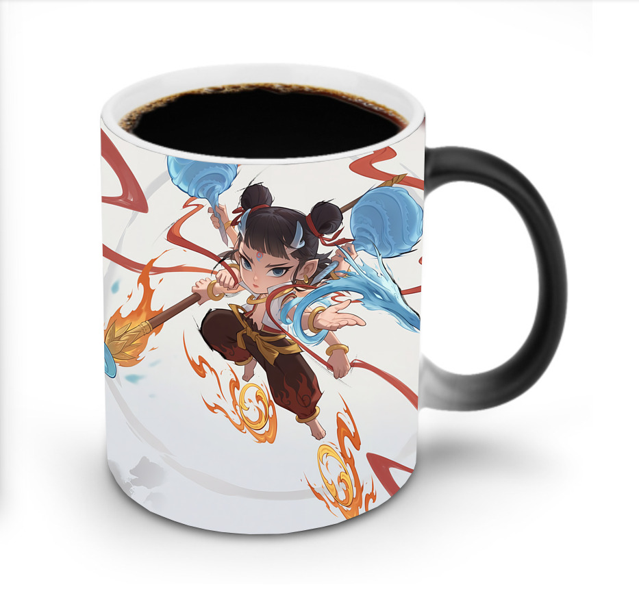 （画像用） Ne Zha 2 ナタ 魔童の大暴れ 温度変色マグカップ