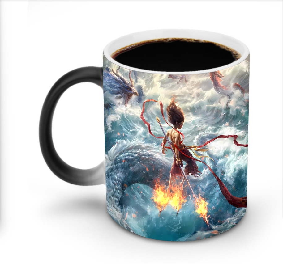 （画像用） Ne Zha 2 ナタ 魔童の大暴れ 温度変色マグカップ