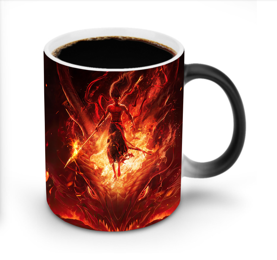 （画像用） Ne Zha 2 ナタ 魔童の大暴れ 温度変色マグカップ