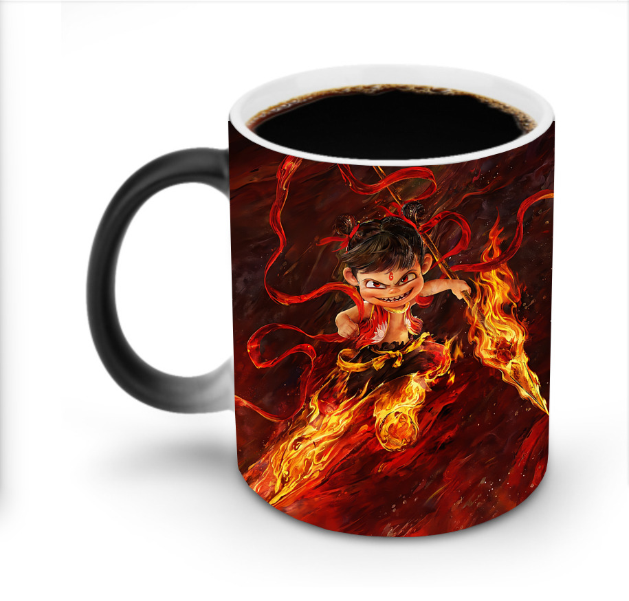 （画像用） Ne Zha 2 ナタ 魔童の大暴れ 温度変色マグカップ