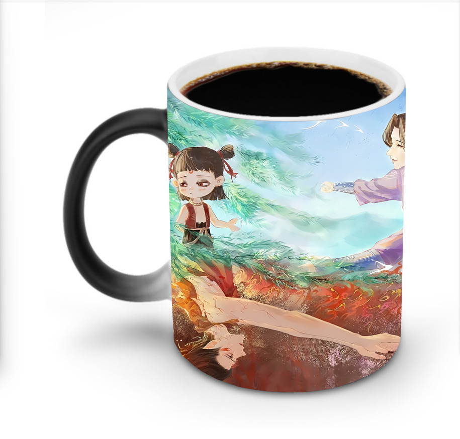 （画像用） Ne Zha 2 ナタ 魔童の大暴れ 温度変色マグカップ