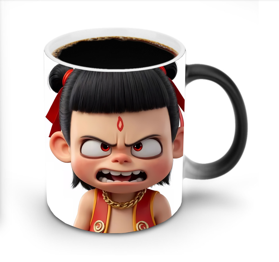 （画像用） Ne Zha 2 ナタ 魔童の大暴れ 温度変色マグカップ