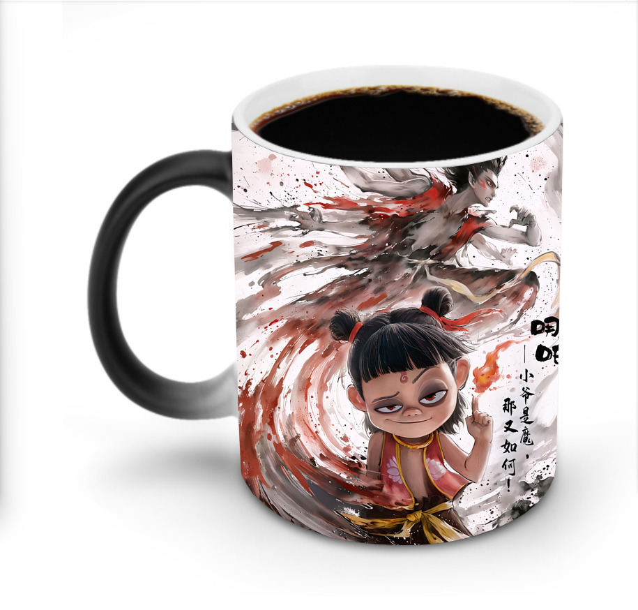 （画像用） Ne Zha 2 ナタ 魔童の大暴れ 温度変色マグカップ