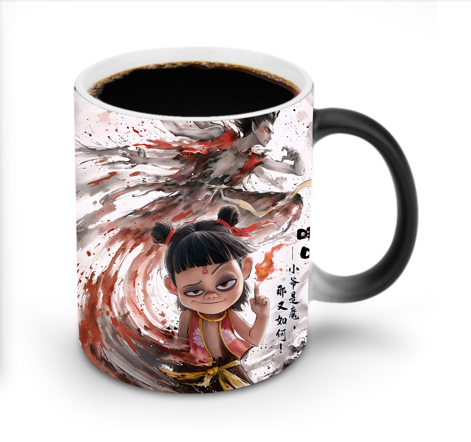 （画像用） Ne Zha 2 ナタ 魔童の大暴れ 温度変色マグカップ
