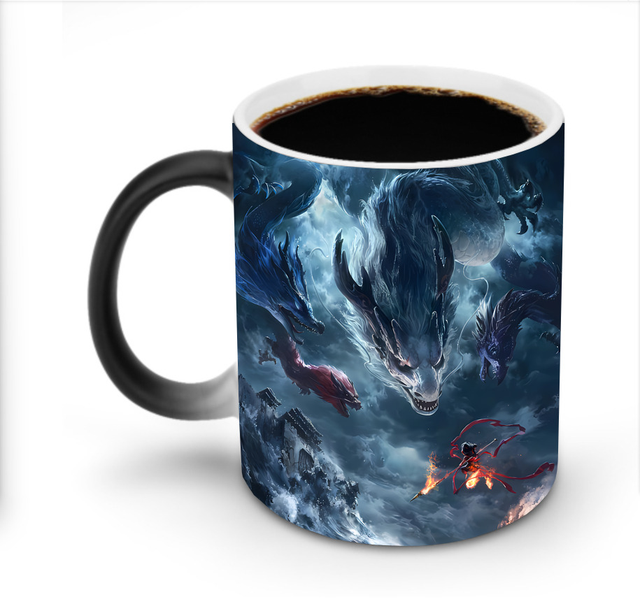 （画像用） Ne Zha 2 ナタ 魔童の大暴れ 温度変色マグカップ