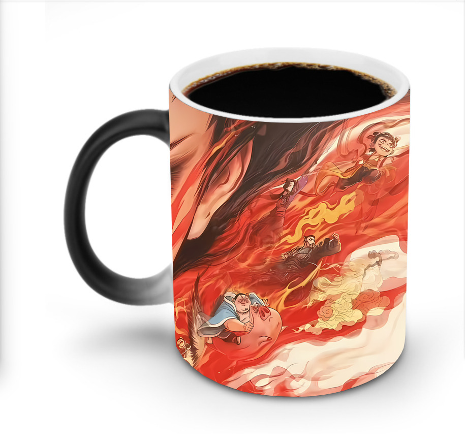 （画像用） Ne Zha 2 ナタ 魔童の大暴れ 温度変色マグカップ