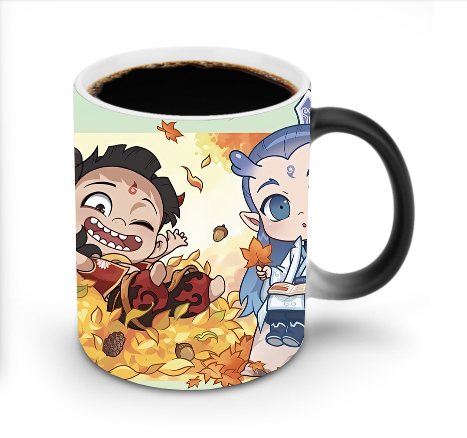 （画像用） Ne Zha 2 ナタ 魔童の大暴れ 温度変色マグカップ
