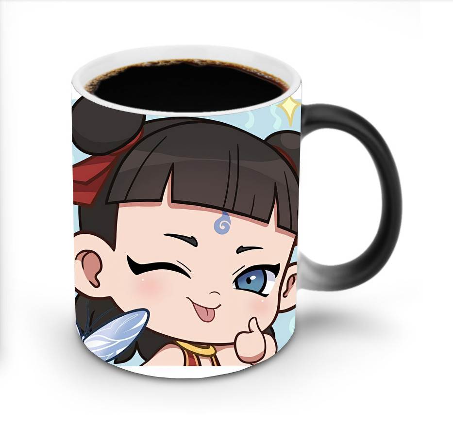 （画像用） Ne Zha 2 ナタ 魔童の大暴れ 温度変色マグカップ