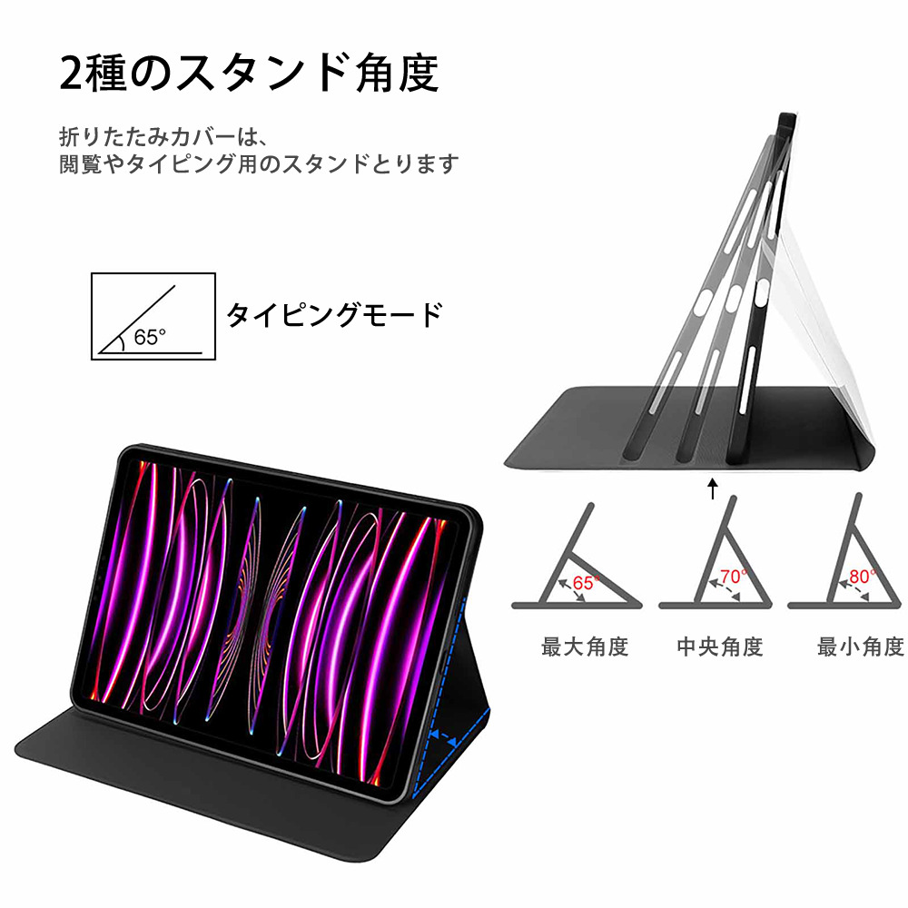 Ne Zha 2 ナタ 魔童の大暴れ IPad ケース ブック型 PUレザー TPU 耐衝撃 軽量 薄型 ペン収納なし 全面保護 IPad 各モデル対応