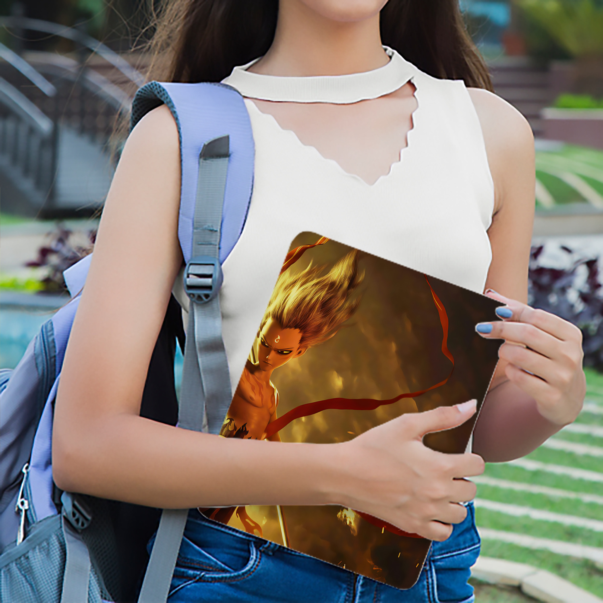 Ne Zha 2 ナタ 魔童の大暴れ IPadケース ペンホルダー付き ブックスタイルデザイン