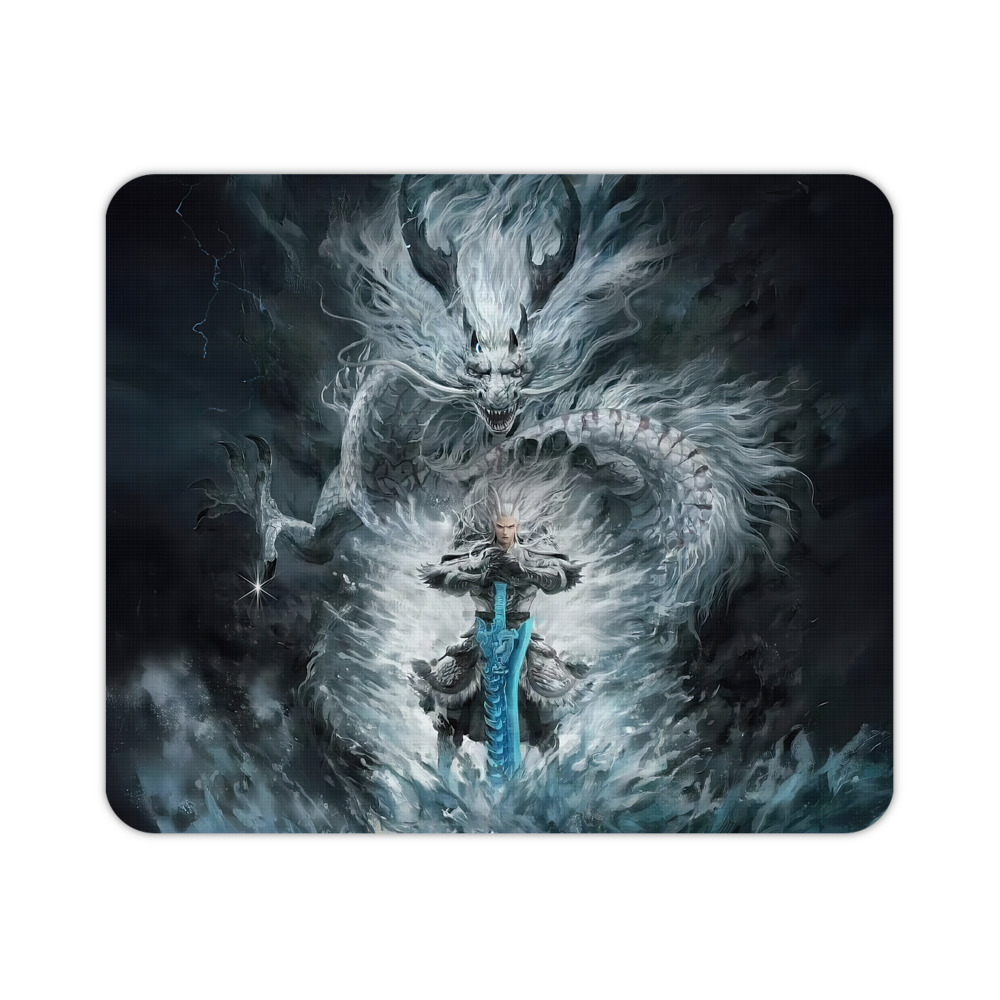 （画像用） Ne Zha 2 ナタ 魔童の大暴れ マウスパッド ステッチ加工 ラバー素材 防水 滑り止め 超薄型 ゲーミング/オフィス対応