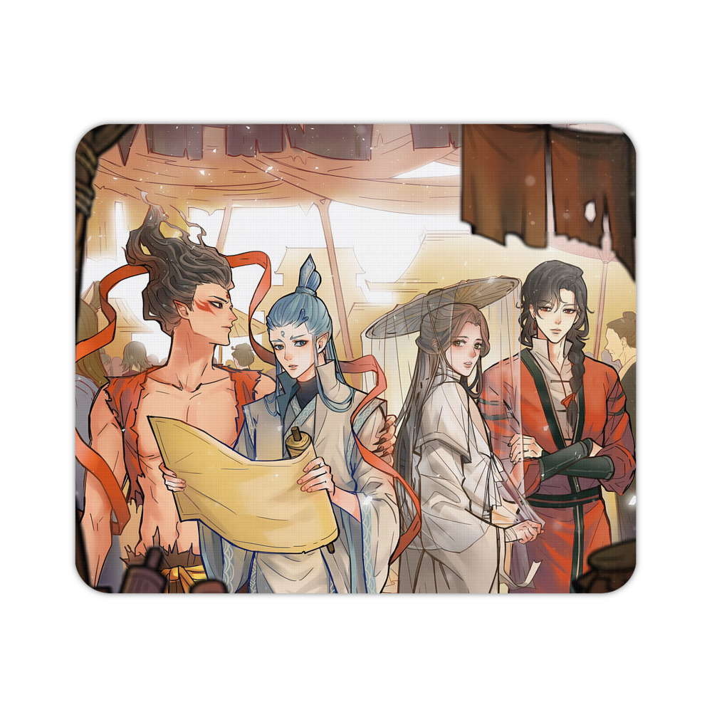 （画像用） Ne Zha 2 ナタ 魔童の大暴れ マウスパッド ステッチ加工 ラバー素材 防水 滑り止め 超薄型 ゲーミング/オフィス対応
