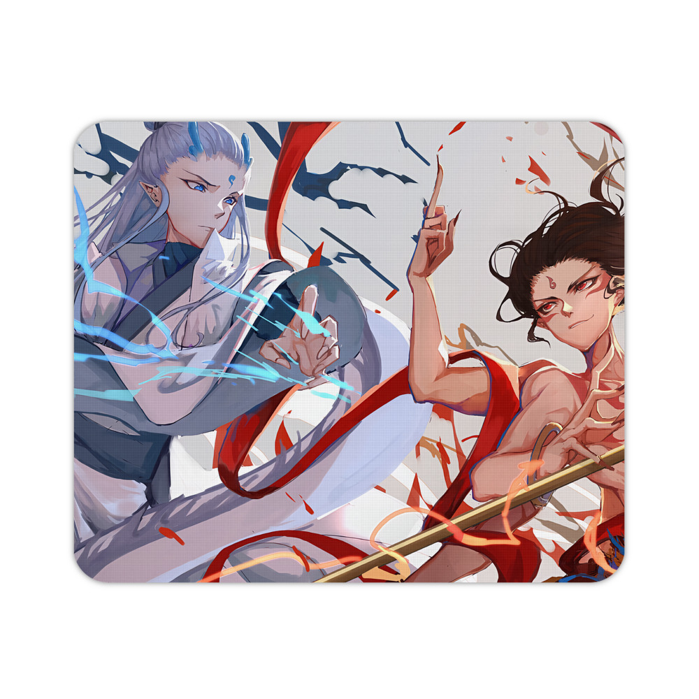 （画像用） Ne Zha 2 ナタ 魔童の大暴れ マウスパッド ステッチ加工 ラバー素材 防水 滑り止め 超薄型 ゲーミング/オフィス対応