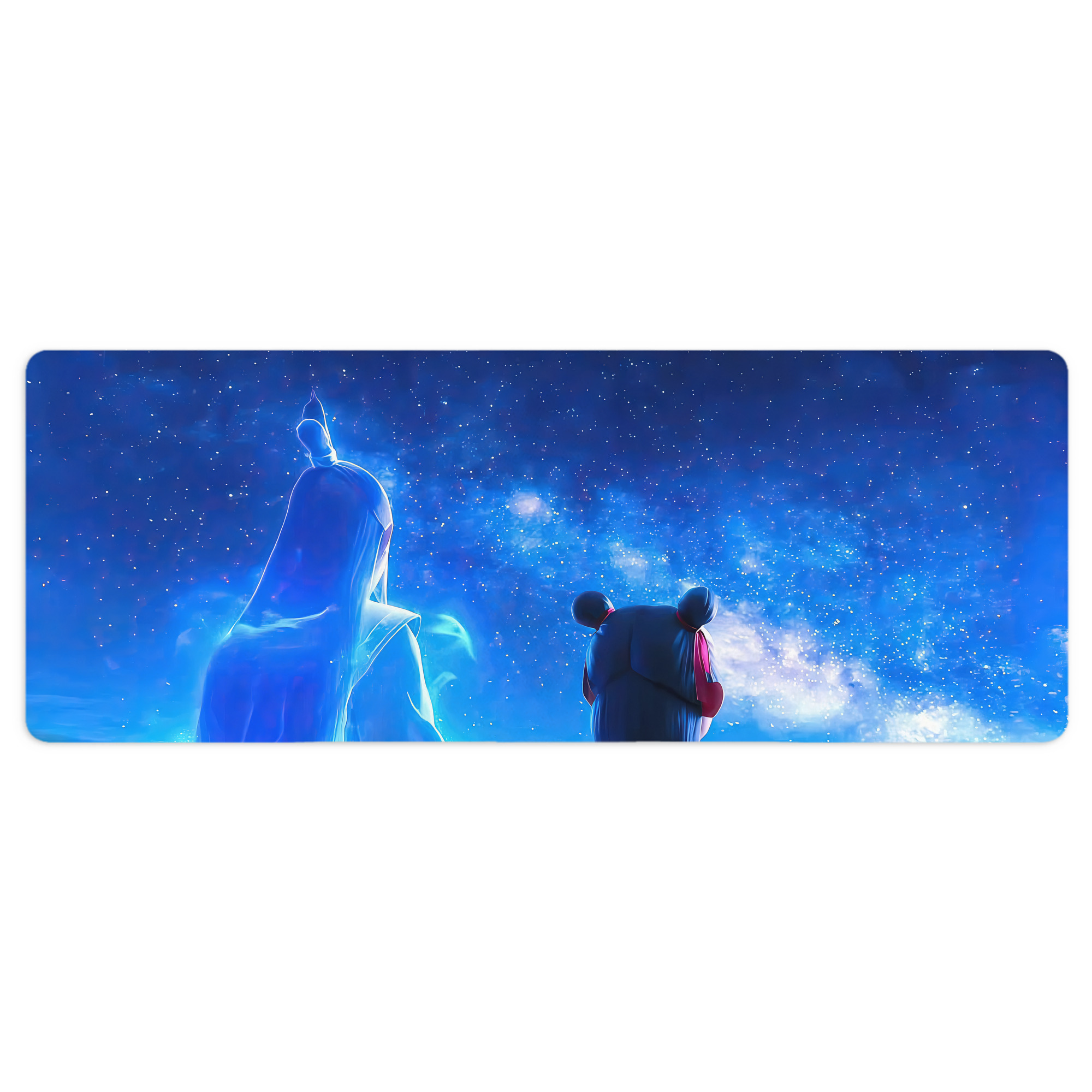 （画像用） Ne Zha 2 ナタ 魔童の大暴れ ステッチ加工 大判デスクマット／滑り止めマウスパッド