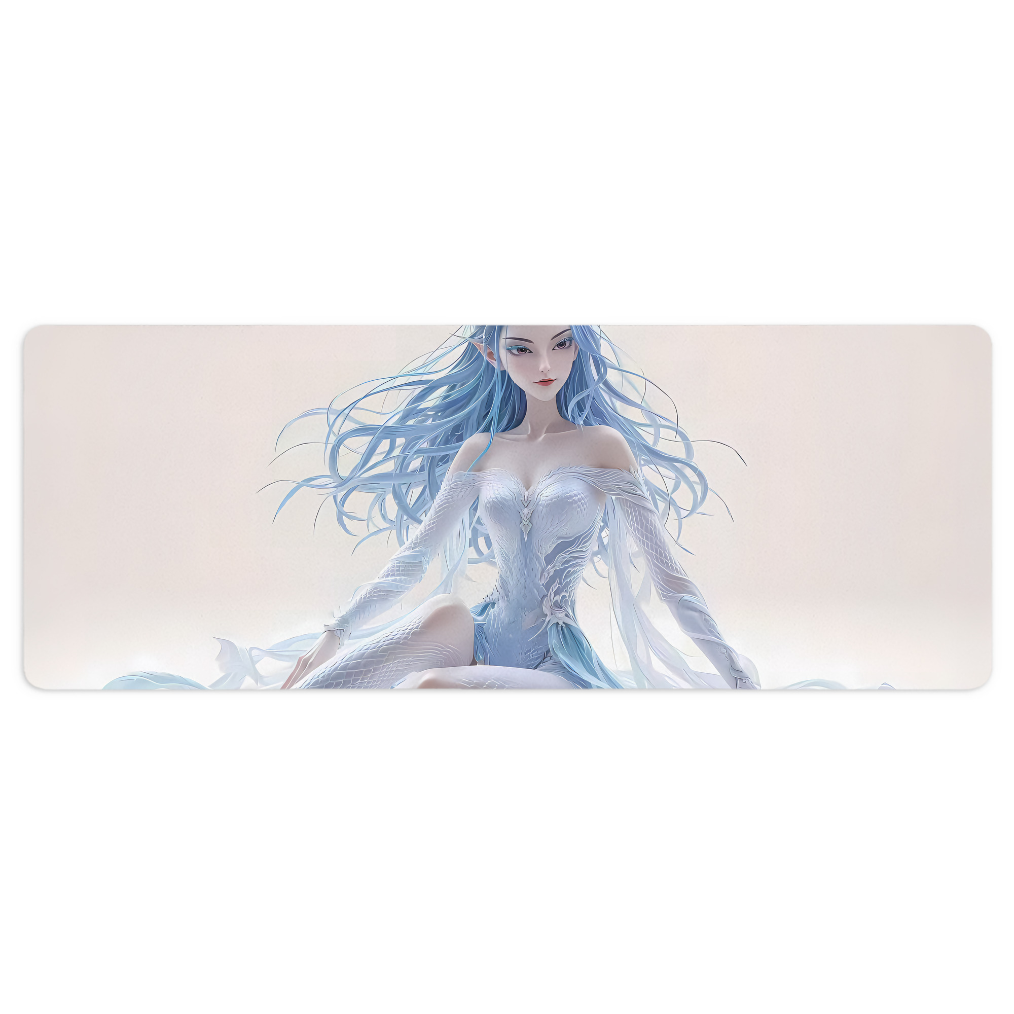 （画像用） Ne Zha 2 ナタ 魔童の大暴れ ステッチ加工 大判デスクマット／滑り止めマウスパッド