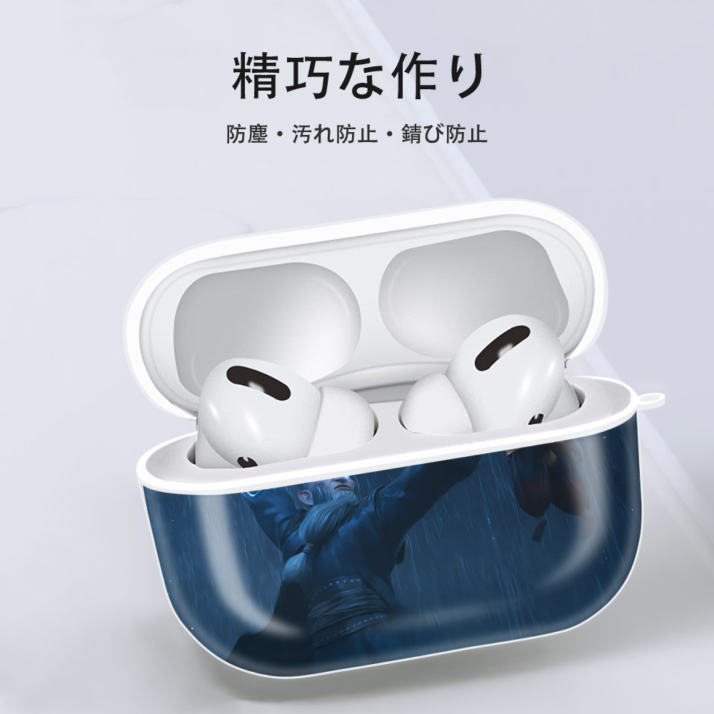 Ne Zha 2 ナタ 魔童の大暴れ 【AirPods Pro用】ハードシェル保護ケース 耐衝撃・防指紋・カラビナ付き商品仕様