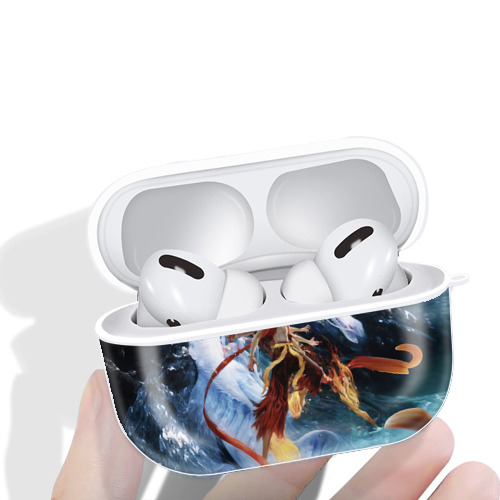 Ne Zha 2 ナタ 魔童の大暴れ 【AirPods Pro用】ハードシェル保護ケース 耐衝撃・防指紋・カラビナ付き商品仕様