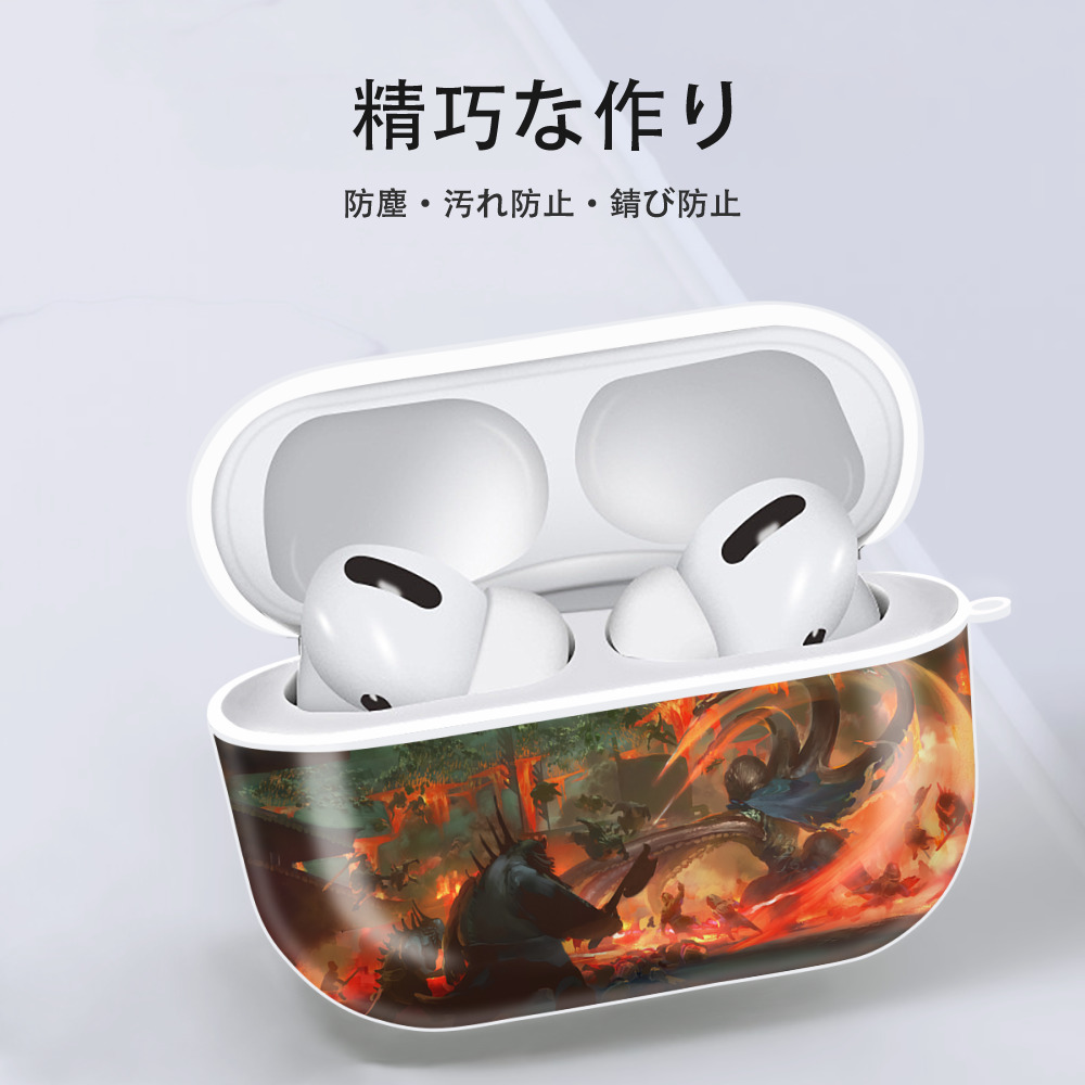 Ne Zha 2 ナタ 魔童の大暴れ 【AirPods Pro用】ハードシェル保護ケース 耐衝撃・防指紋・カラビナ付き商品仕様