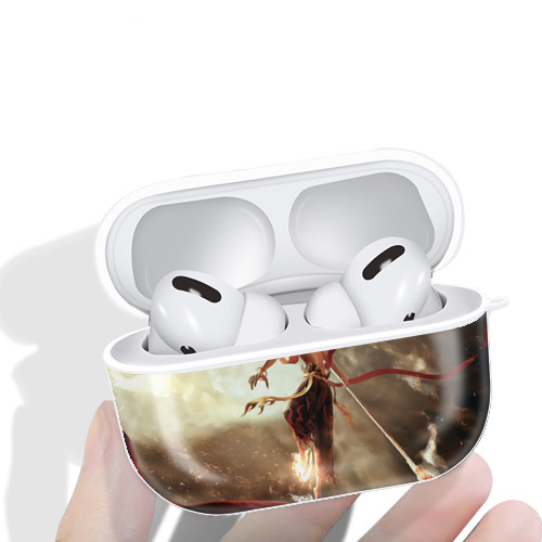Ne Zha 2 ナタ 魔童の大暴れ 【AirPods Pro用】ハードシェル保護ケース 耐衝撃・防指紋・カラビナ付き商品仕様