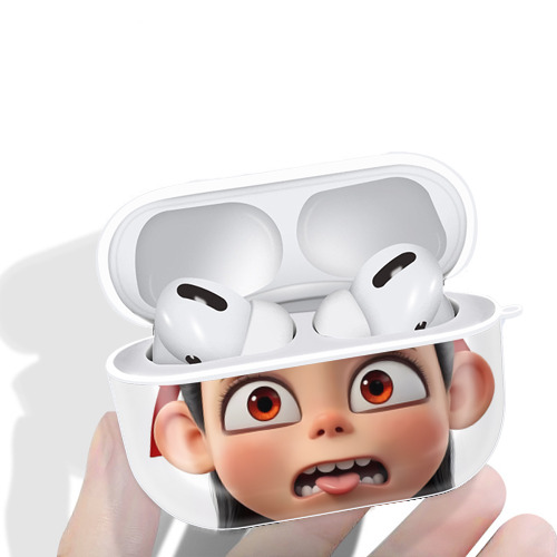 Ne Zha 2 ナタ 魔童の大暴れ 【AirPods Pro用】ハードシェル保護ケース 耐衝撃・防指紋・カラビナ付き商品仕様