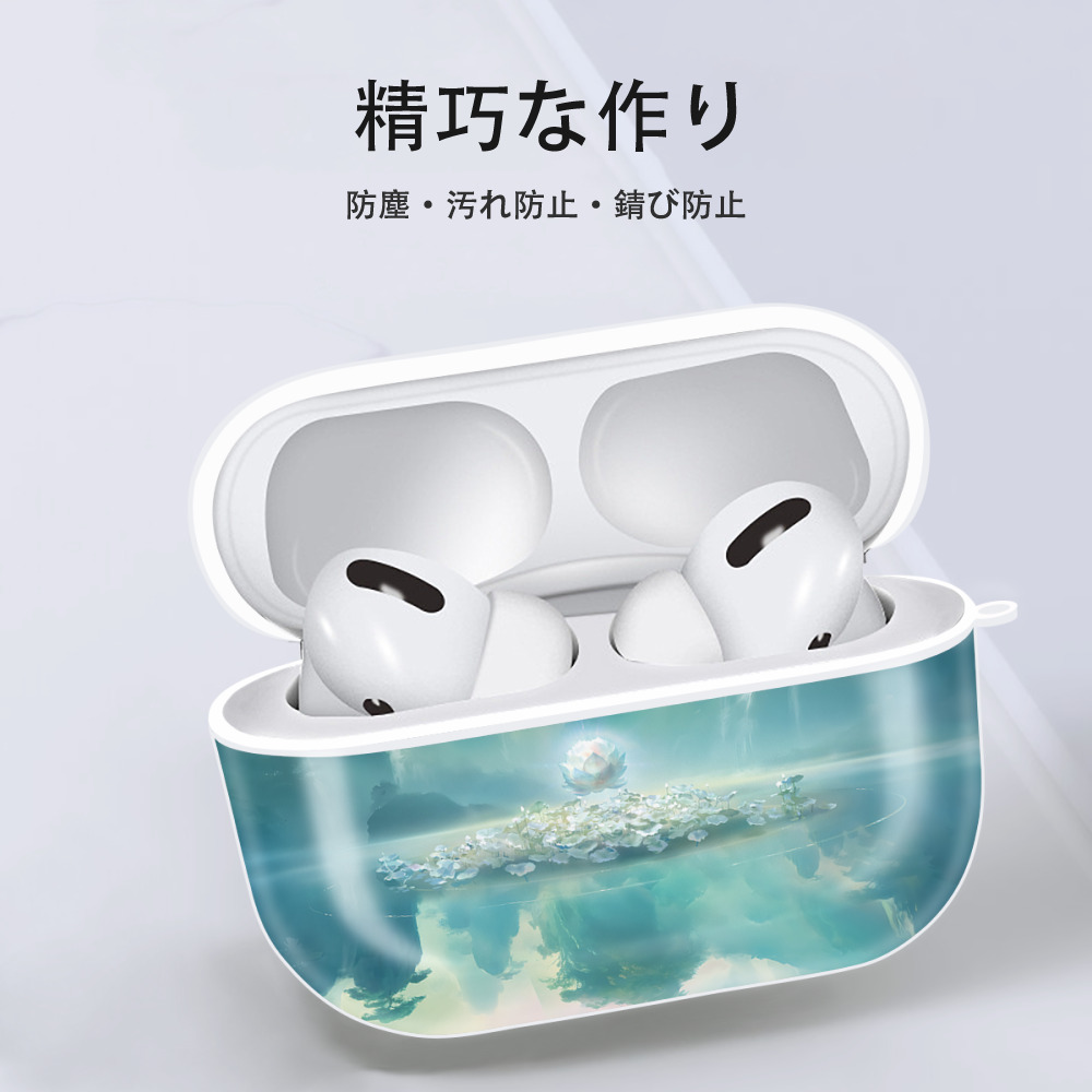Ne Zha 2 ナタ 魔童の大暴れ 【AirPods Pro用】ハードシェル保護ケース 耐衝撃・防指紋・カラビナ付き商品仕様