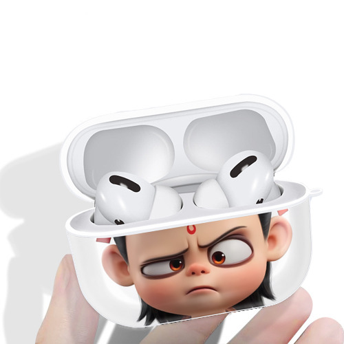 Ne Zha 2 ナタ 魔童の大暴れ 【AirPods Pro用】ハードシェル保護ケース 耐衝撃・防指紋・カラビナ付き商品仕様