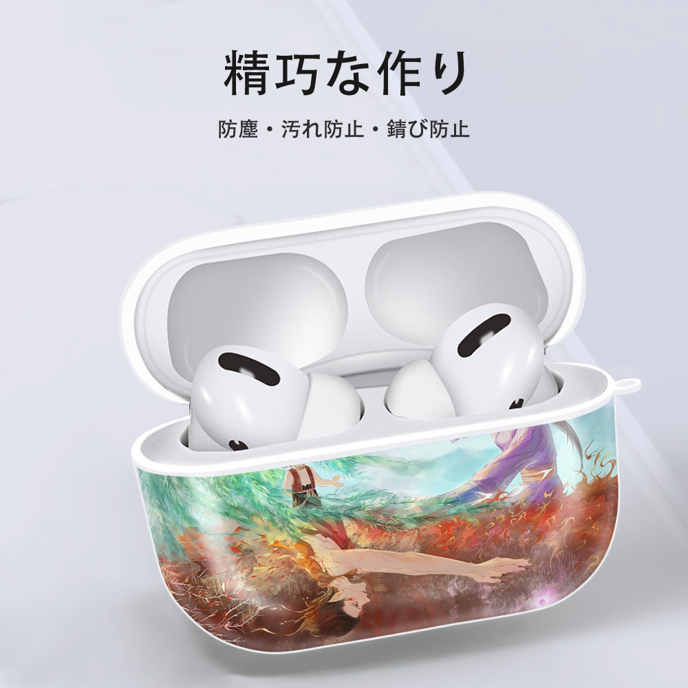 Ne Zha 2 ナタ 魔童の大暴れ 【AirPods Pro用】ハードシェル保護ケース 耐衝撃・防指紋・カラビナ付き商品仕様
