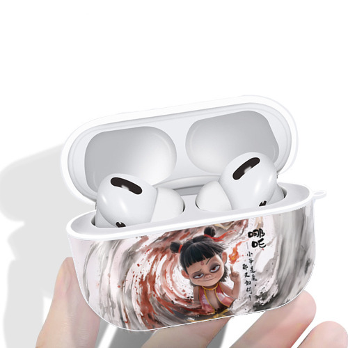 Ne Zha 2 ナタ 魔童の大暴れ 【AirPods Pro用】ハードシェル保護ケース 耐衝撃・防指紋・カラビナ付き商品仕様