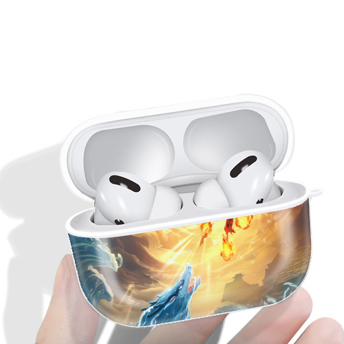 Ne Zha 2 ナタ 魔童の大暴れ 【AirPods Pro用】ハードシェル保護ケース 耐衝撃・防指紋・カラビナ付き商品仕様