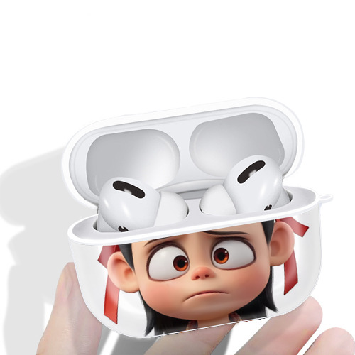 Ne Zha 2 ナタ 魔童の大暴れ 【AirPods Pro用】ハードシェル保護ケース 耐衝撃・防指紋・カラビナ付き商品仕様