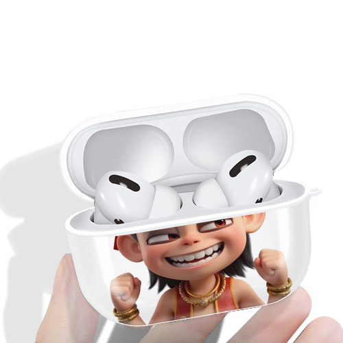 Ne Zha 2 ナタ 魔童の大暴れ 【AirPods Pro用】ハードシェル保護ケース 耐衝撃・防指紋・カラビナ付き商品仕様