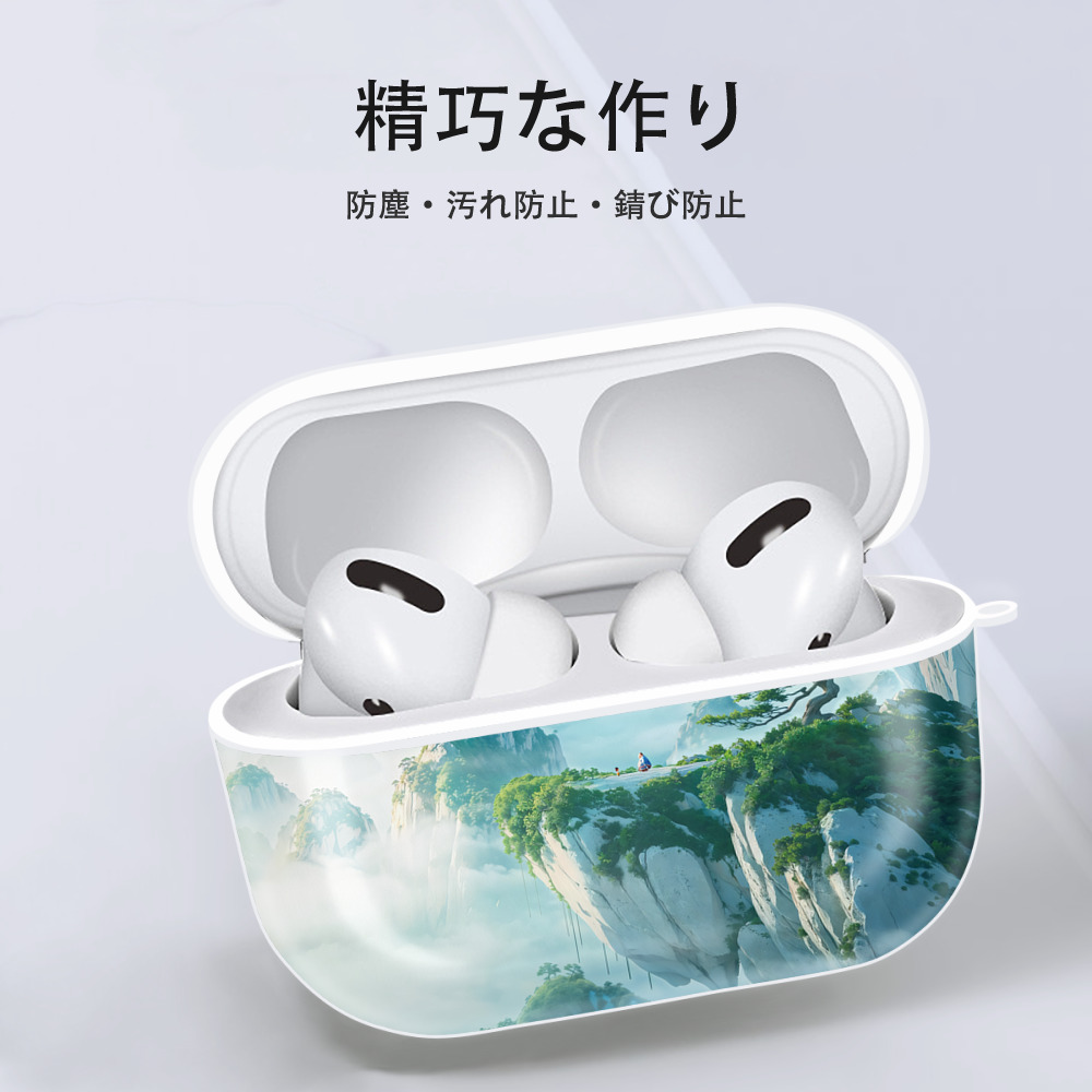 Ne Zha 2 ナタ 魔童の大暴れ 【AirPods Pro用】ハードシェル保護ケース 耐衝撃・防指紋・カラビナ付き商品仕様