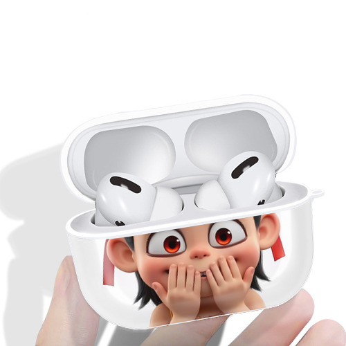 Ne Zha 2 ナタ 魔童の大暴れ 【AirPods Pro用】ハードシェル保護ケース 耐衝撃・防指紋・カラビナ付き商品仕様
