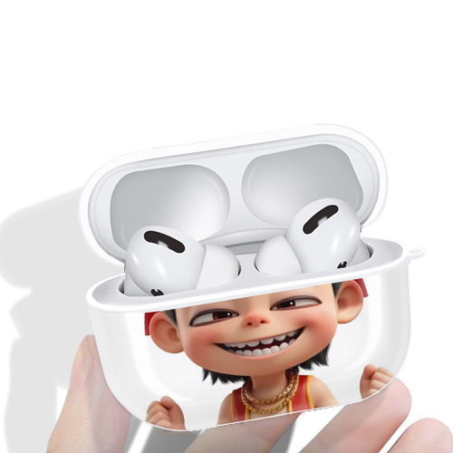 Ne Zha 2 ナタ 魔童の大暴れ 【AirPods Pro用】ハードシェル保護ケース 耐衝撃・防指紋・カラビナ付き商品仕様